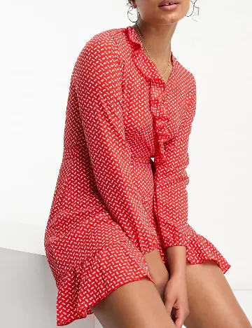 Rochie scurta Only, rosu Rosu