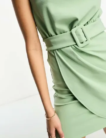 Rochie scurta ASOS, verde Verde