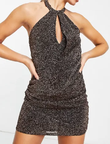 Rochie scurta River Island, negru Negru