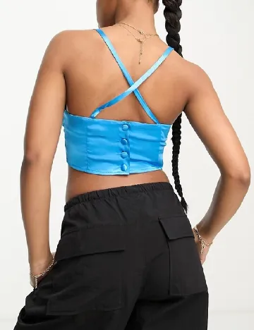 Top Miss Selfridge, albastru Albastru
