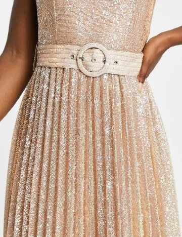 Rochie medie Style Cheat, crem Crem