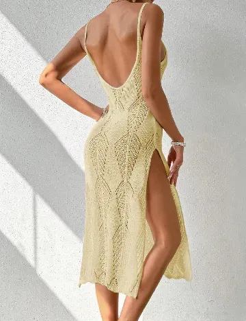 Rochie de plaja SHEIN, galben Galben