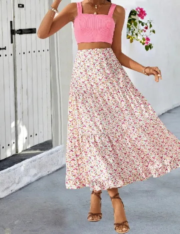 Compleu SHEIN, floral Floral print