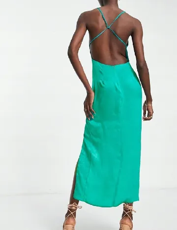 Rochie lunga ASOS, turcoaz Verde