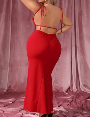 Rochie lunga SHEIN CURVE, rosu Rosu