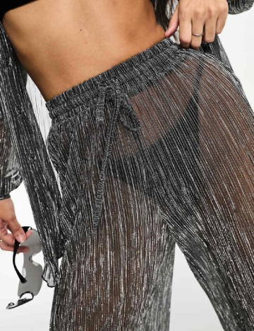 Pantaloni de plaja South Beach, gri