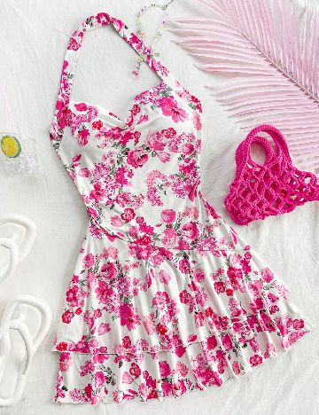 Rochie scurta SHEIN, roz