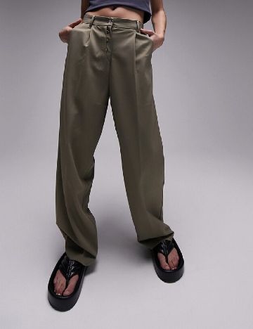Pantaloni Top Shop, verde