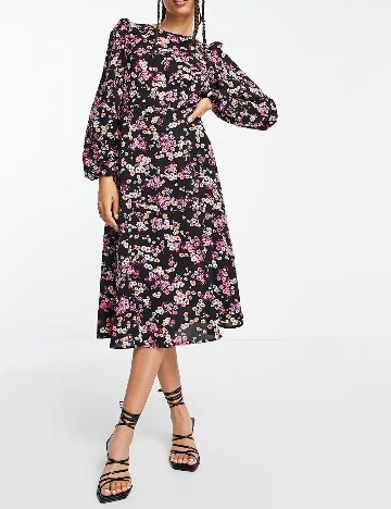 Rochie medie Vero Moda, negru
