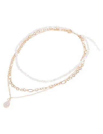 Colier Trendz, auriu Galben
