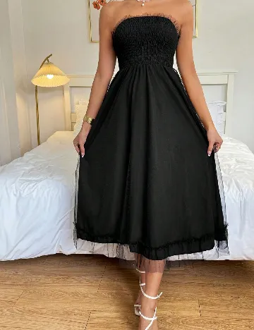 Rochie medie SHEIN, negru Negru