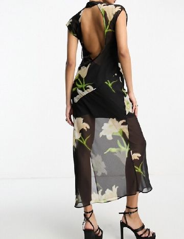 Rochie lunga ASOS, negru