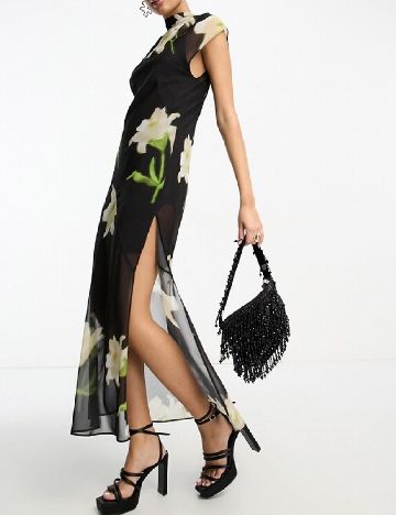 Rochie lunga ASOS, negru