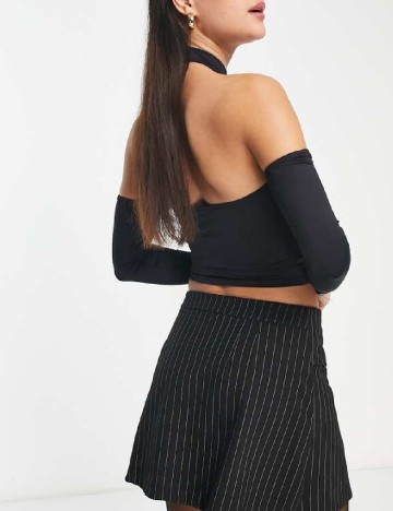 Top Bershka, negru