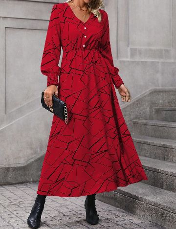 Rochie lunga SHEIN, rosu