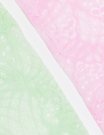 Set chiloti 2 bucati ASOS Curve, roz/verde