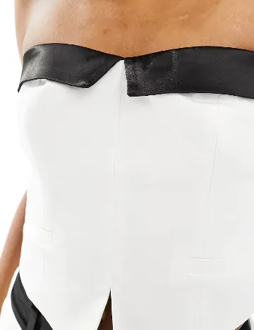 Top ASOS, alb Alb