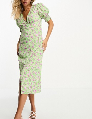 Rochie medie Influence, verde