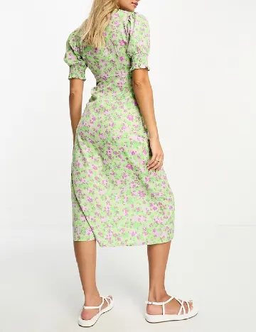 Rochie medie Influence, verde Verde