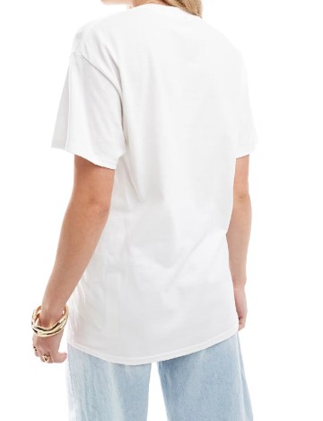 Tricou Oversize ASOS, alb