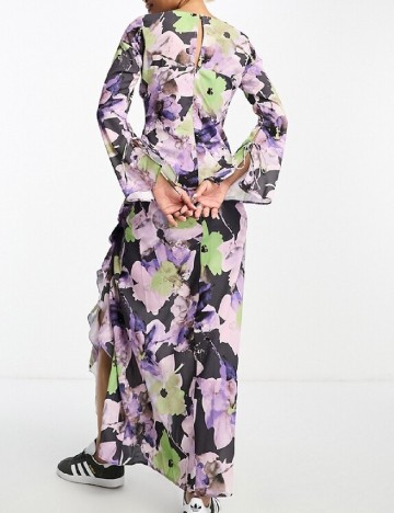 Rochie lunga ASOS, floral print