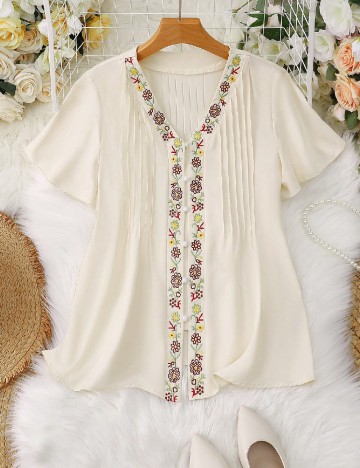 Bluza SHEIN, ecru