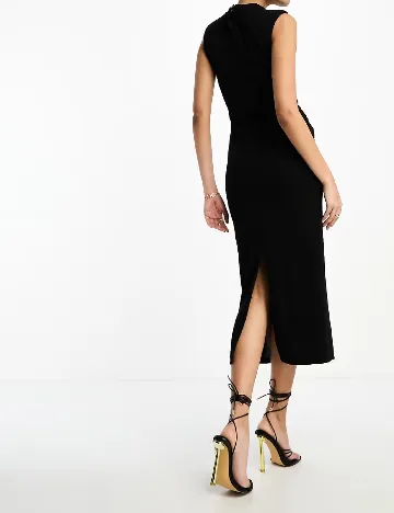 Rochie medie ASOS, negru Negru