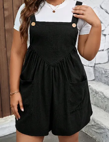 Salopeta SHEIN CURVE, negru Negru