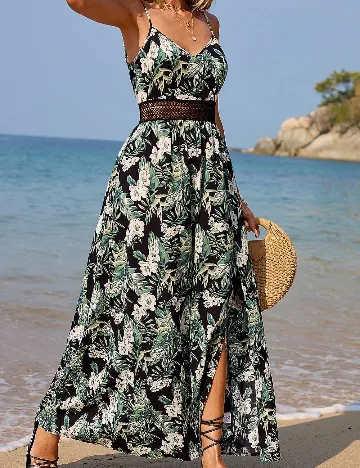 Rochie de plaja SHEIN, verde Verde