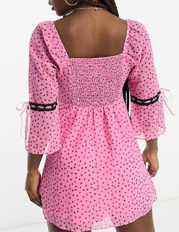 Rochie scurta Miss Selfridge, roz