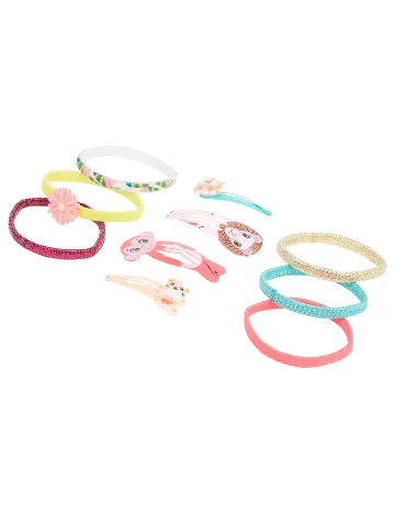 Set clame de par 10 bucati Little Concepts, mix culori Mix culori
