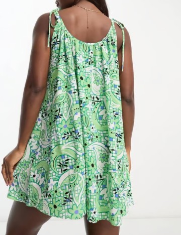 Rochie scurta ASOS, verde