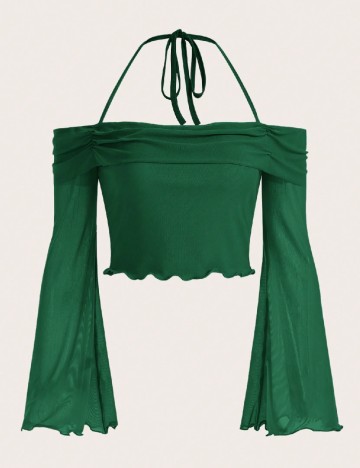 Top SHEIN, verde
