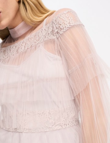 Rochie scurta True Decadence, roz