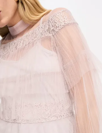 Rochie scurta True Decadence, roz Roz
