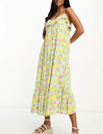 Rochie lunga Miss Selfridge, floral print Floral print