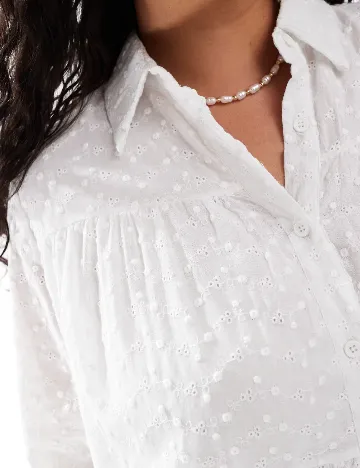 Rochie scurta IN THE STYLE Plus Size, alb Alb