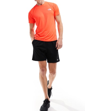 Tricou The North Face, portocaliu