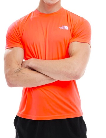 Tricou The North Face, portocaliu