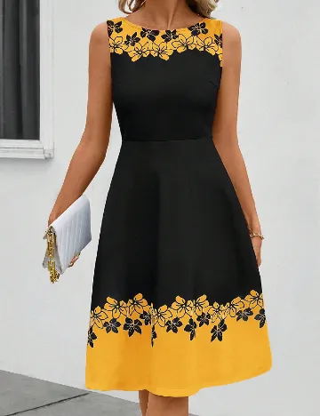 Rochie medie SHEIN, negru Negru