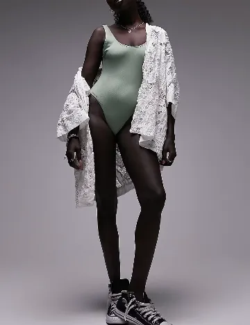 Costum de baie Top Shop, verde Verde