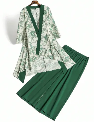 Compleu SHEIN, verde Verde