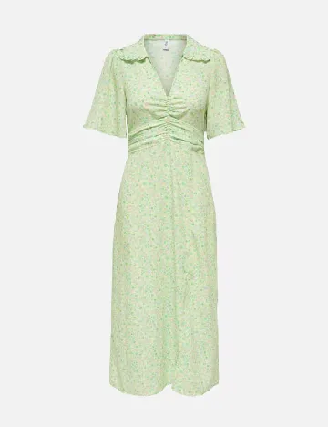 Rochie medie Only, verde Verde