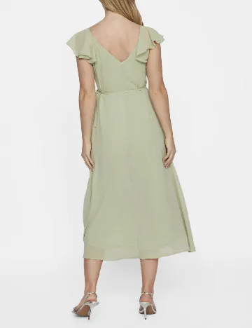 Rochie medie Vila, verde Verde