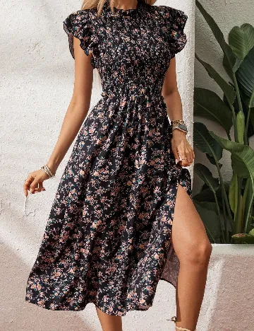 Rochie medie SHEIN, negru Negru