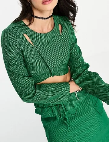 Top extro&vert, verde Verde