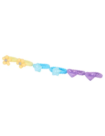 Set elastice de par 6 bucati ACTION, mix culori Mix culori
