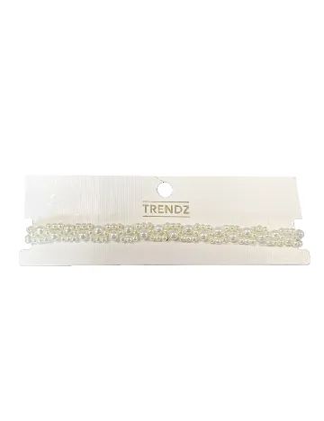 Chocker Trendz, alb Alb
