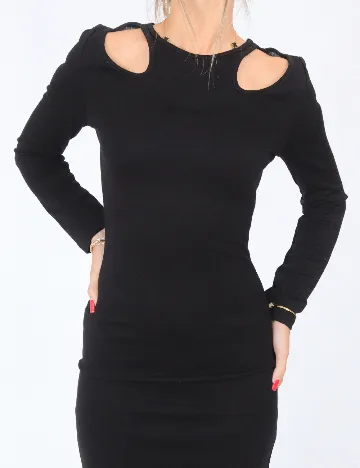 Rochie medie French Connection, negru Negru
