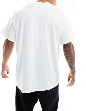 Tricou Oversize ASOS, alb